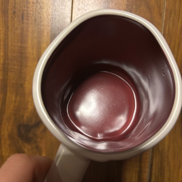 Rae Dunn - 181 - SWEATER WEATHER white artisan collection mug w dark interior - Picture 3 of 5